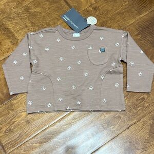 NWT Size 12M Modern moment Mushroom Pattern Long Sleeve top